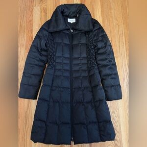 Laundry By Shelli Segal Black Puffer Coat- size Small- worn twice